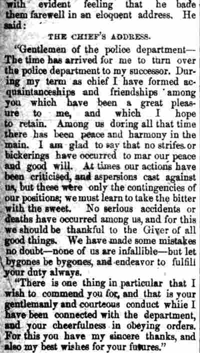Newspaper article about assault on police officers, part 2