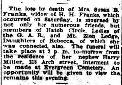 218 Arch Street - Harry Miller - Camden Police Department - Camden Post-Telegram August 7, 1911