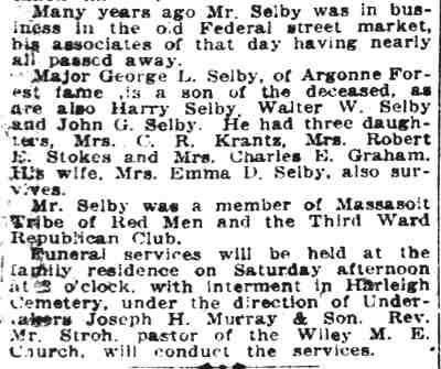 Camden Post-Telegram article, December 8, 1921, part 2