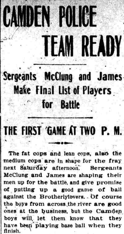 Camden Daily Courier, April 9, 1906, page 1