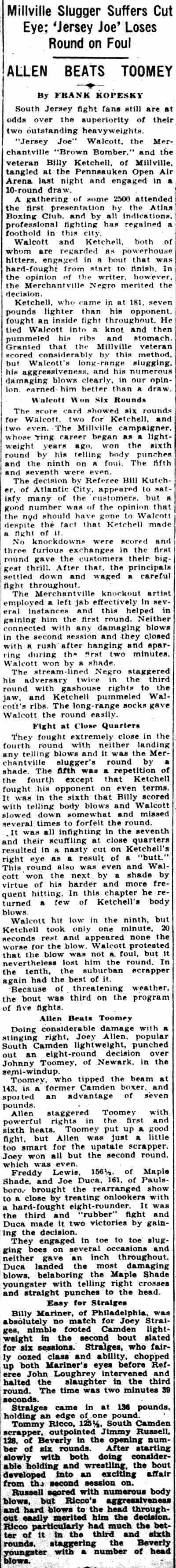 Camden Courier-Post July 15, 1936 — Allen Beats Toomey