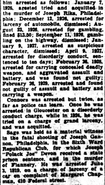 Camden Courier-Post, April 30, 1929 — John Doris shooting case (part 6)