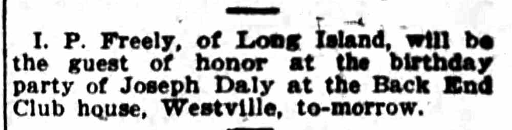 Camden Post-Telegram, May 20, 1911 — birthday party note