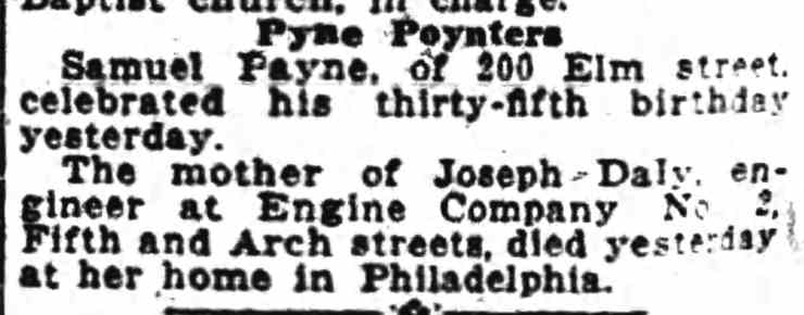 Camden Evening Courier, July 6, 1925 — Pyne Poynters column