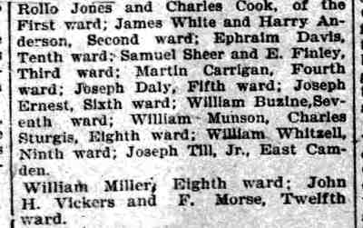 Camden Evening Courier article, December 3, 1904, part 2