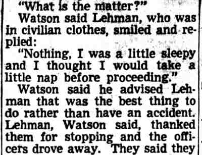 Walter H. Lehman case continued