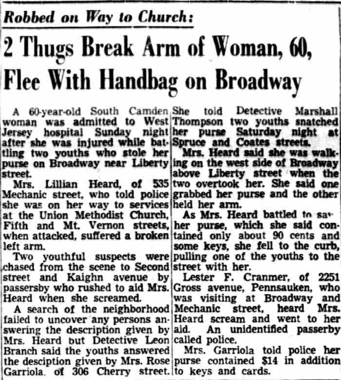 2 Thugs Break Arm of Woman December 19 1949