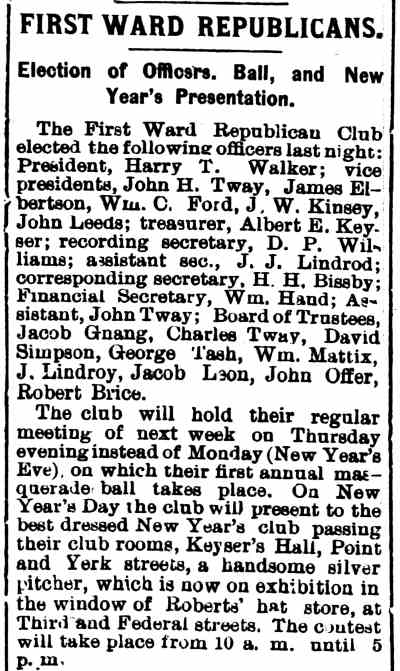Camden Post, December 28, 1894 — First Ward Republicans