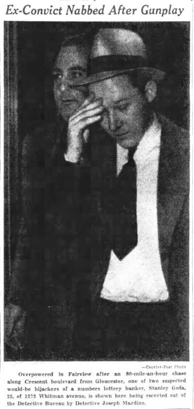 Stanley Geda, Camden Courier-Post, October 31, 1940