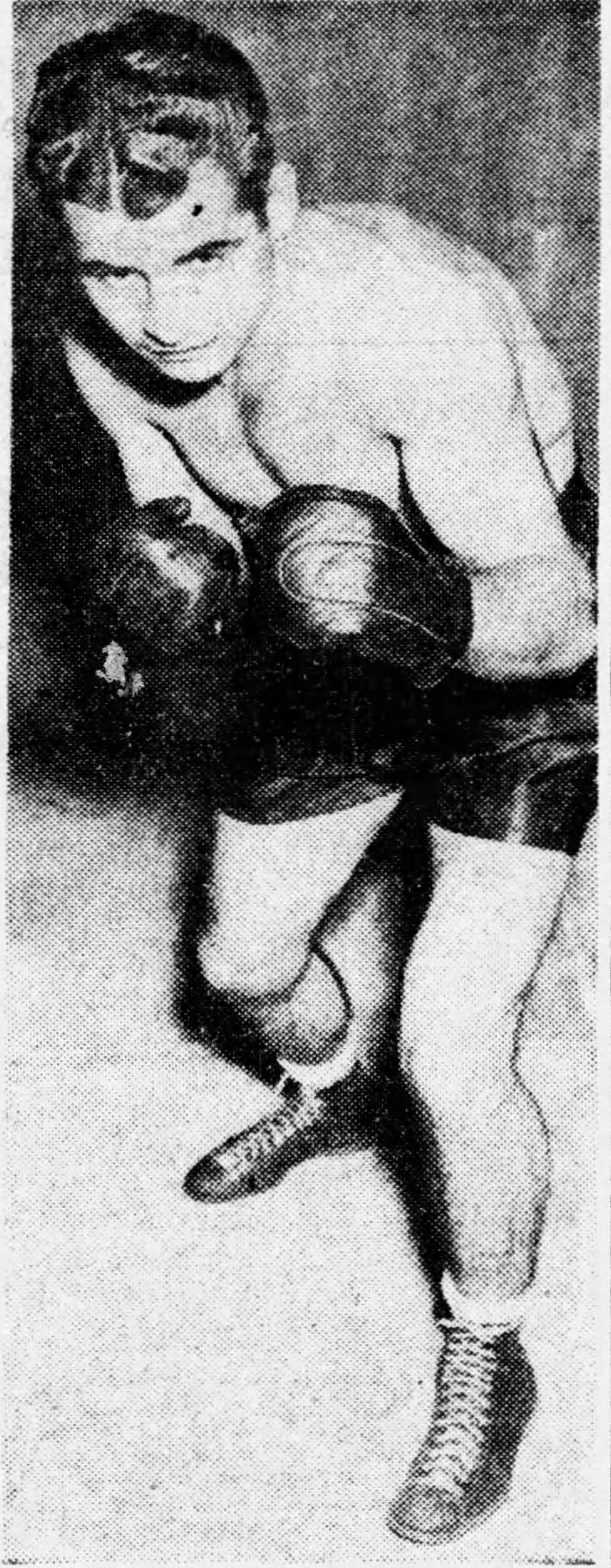 Tommy Ricco portrait, Tampa Tribune, August 27, 1939