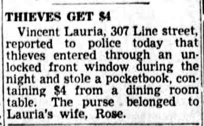 Thieves Get $4 — Camden Courier-Post, July 18, 1951