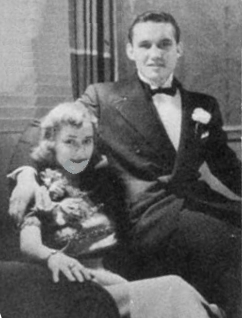 Walter and Theresa Bubien at the Camden High School Senior Prom, 1942