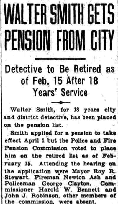 Camden Courier-Post, February 4, 1935 — police portrait