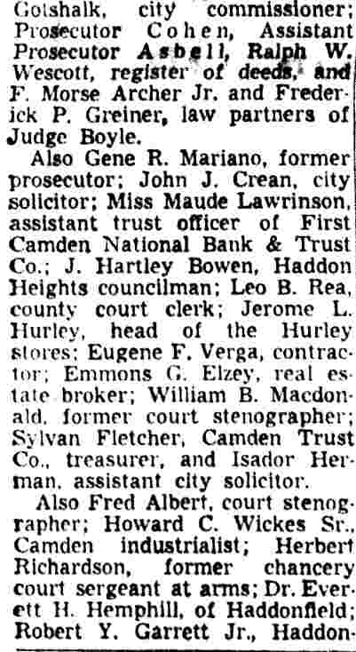 William T. Boyle, September 26, 1951, continued