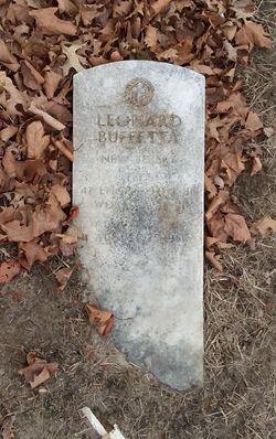 Gravestone of Leonard Buffetta at New Camden Cemetery