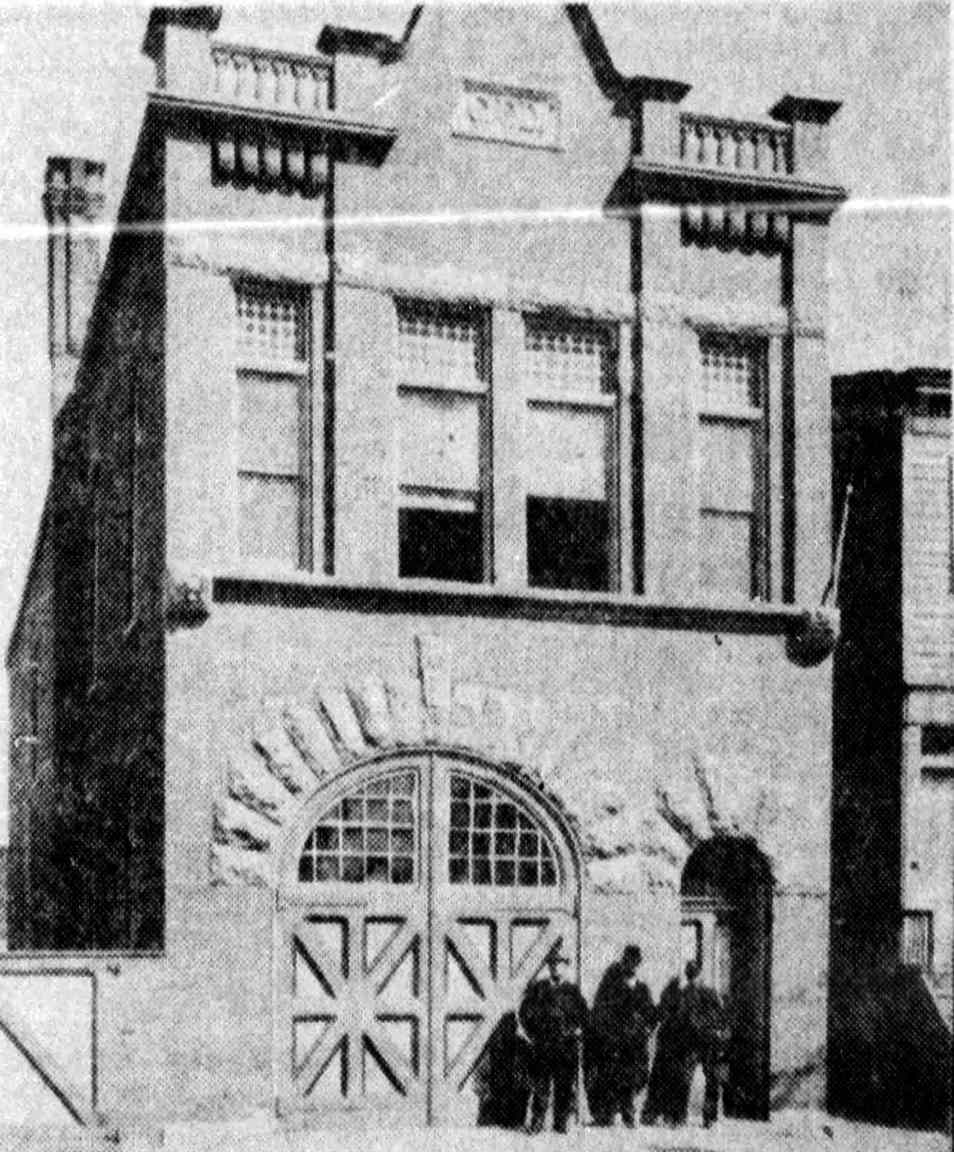 Engine Company 1 firehouse, 1890s — Camden Courier-Post, June 21, 1958