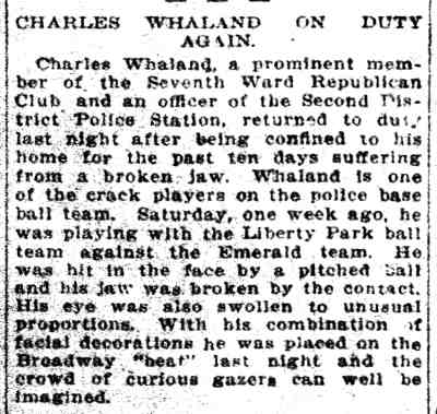 Camden Daily Courier article, August 22, 1910