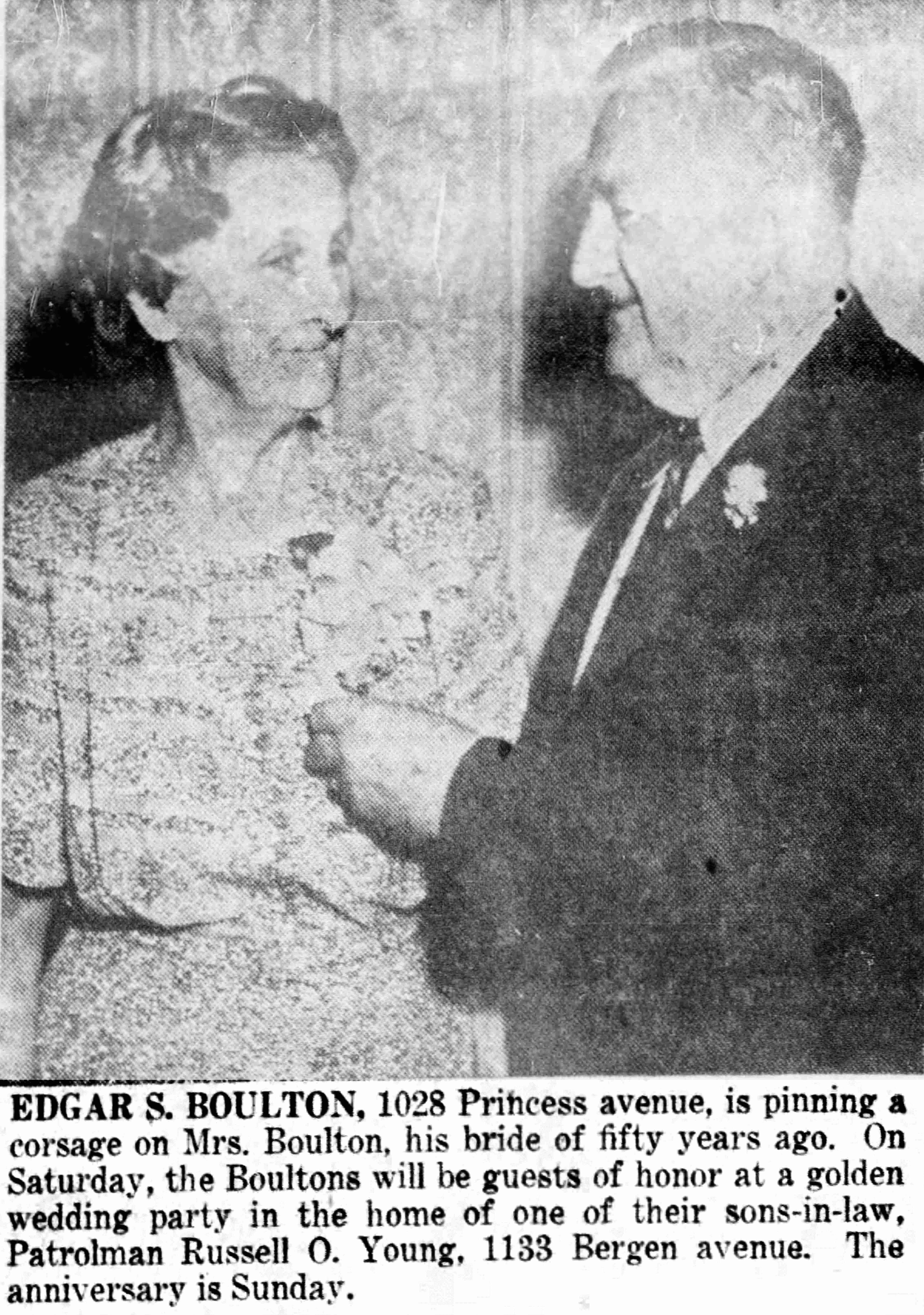Camden Courier-Post, September 1, 1950 — Edgar S. Boulton feature article