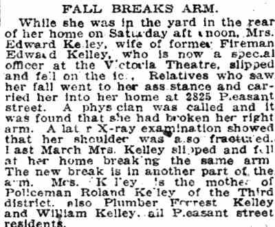 Camden Post-Telegram, December 17, 1923, fall breaks arm