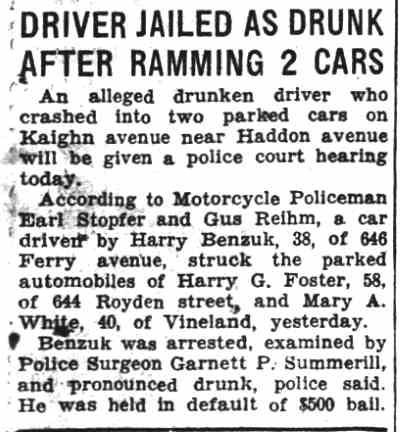 Earl Stopfer and associates, Camden Courier-Post, September 18, 1935