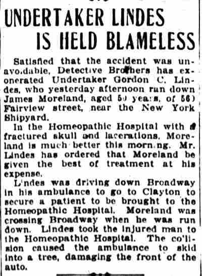 John Brothers article, Camden Post-Telegram, August 10, 1917