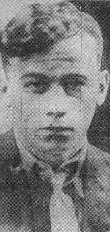 John Lenkowski, 1934 newspaper portrait