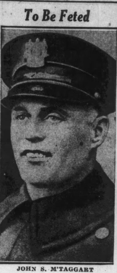 John S. McTaggart portrait — Camden Courier-Post, March 10, 1934
