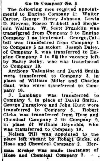 Camden Daily Courier, September 18, 1920 — Many Transfers of City Firemen, page 2