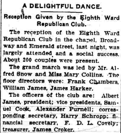 Camden Evening Courier, April 21, 1904 — Eighth Ward Republican Club