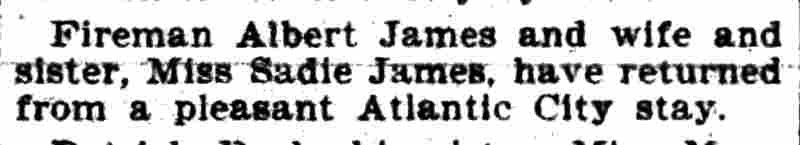 Camden Evening Courier clipping, July 31, 1899
