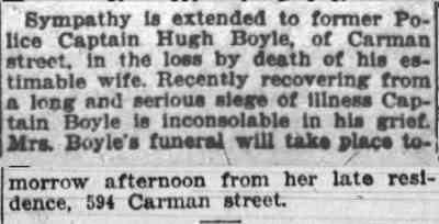 Camden Post-Telegram, May 28, 1918 — Death of Mrs. Sarah Boyle