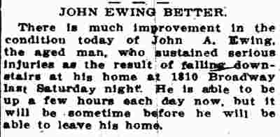 John Ewing Better, Camden Daily Courier, July 22, 1911