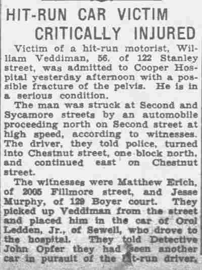 Newspaper portrait of John Opfer, saloon proprietor associated with 2005 Fillmore Street area, February 21, 1935