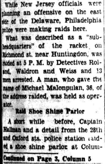 Philadelphia Inquirer, September 13, 1932 (continued)