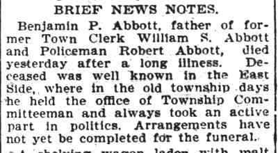 Brief News Notes — Camden Daily Courier, March 31, 1903