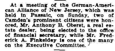 Oberst and Finkeldey article, April 17, 1912
