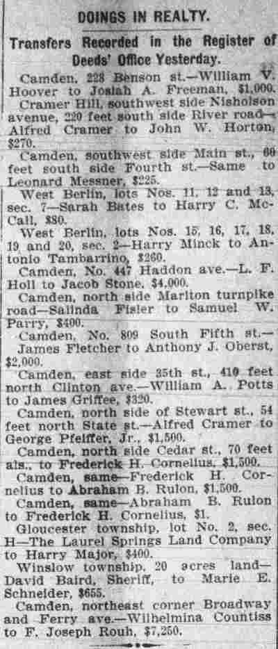 Camden Daily Courier — August 31, 1899
