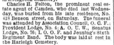 Philadelphia Inquirer, November 28, 1887