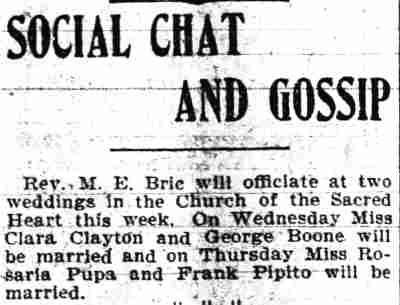 Camden Daily Courier, April 20, 1903 — Social Chat and Gossip