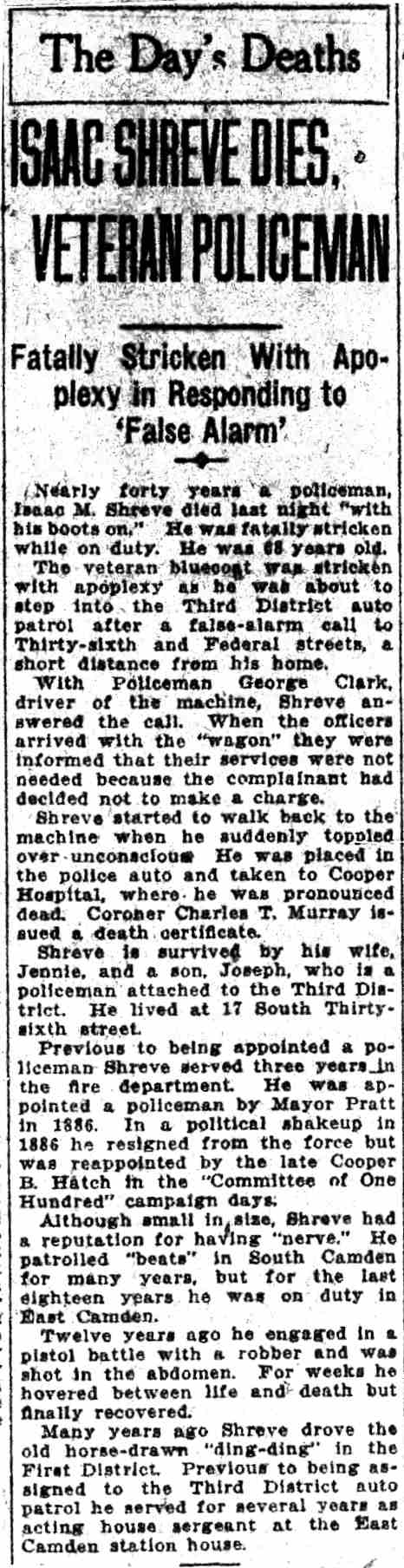 Camden Courier-Post, June 19, 1926 — Charles T. Murray