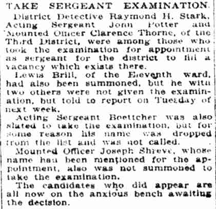 Newspaper article mentioning Camden police officers