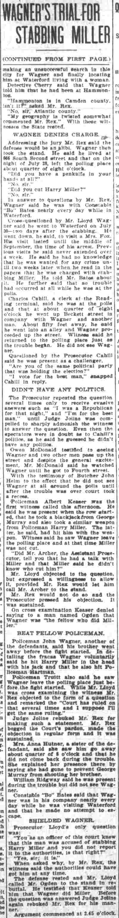 Daily Courier, January 26, 1903