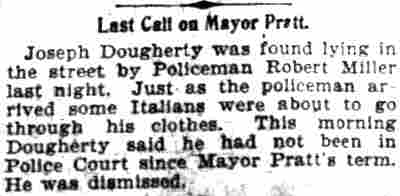 Camden Daily Courier June 12, 1901 — Police court, Joseph Dougherty