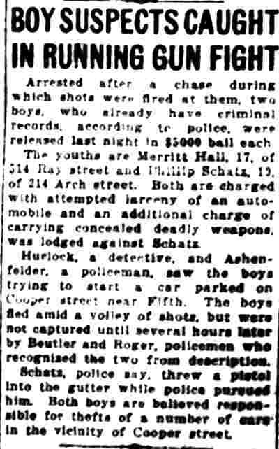 William J. Hurlock — Camden Courier-Post, January 31, 1927