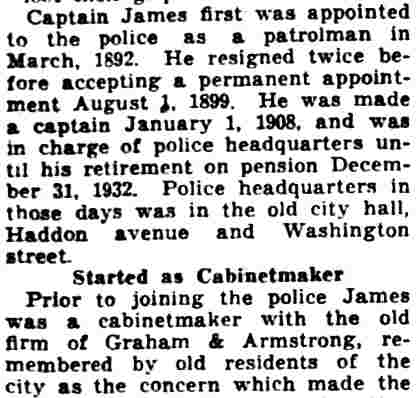 Funeral Saturday for Captain James, continued