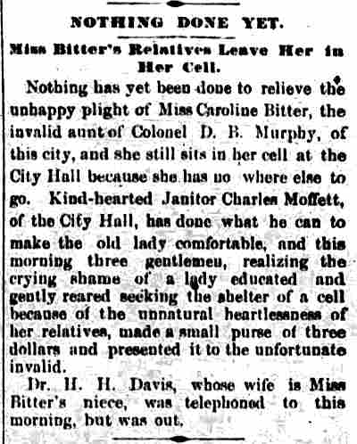 Camden Daily Telegram, October 8, 1892 — Dr. Henry H. Davis, Charles C. Moffett