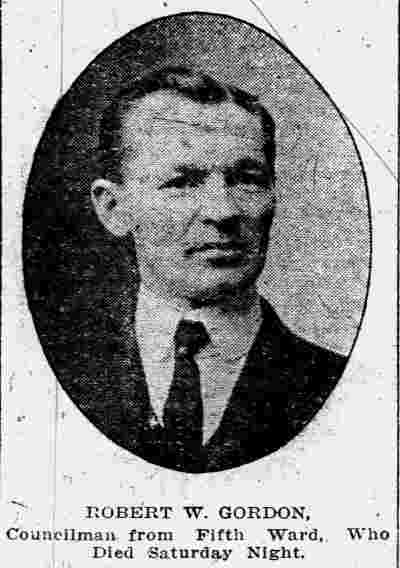 Robert W. Gordon, Councilman from Fifth Ward