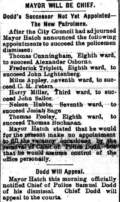 Camden Post July 1, 1898 — Mayor Will Be Chief