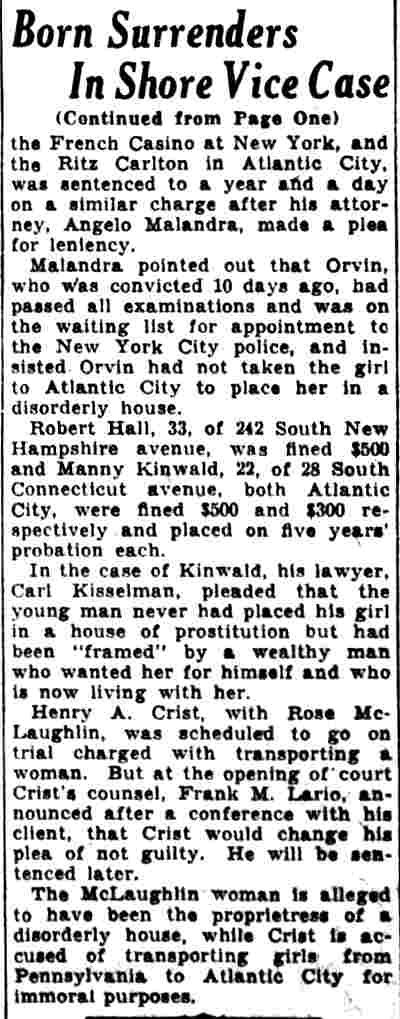 Young Democrats Meet article continued, January 18, 1938