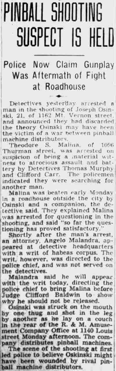 Angelo D. Malandra and Thomas Murphy, October 11, 1939